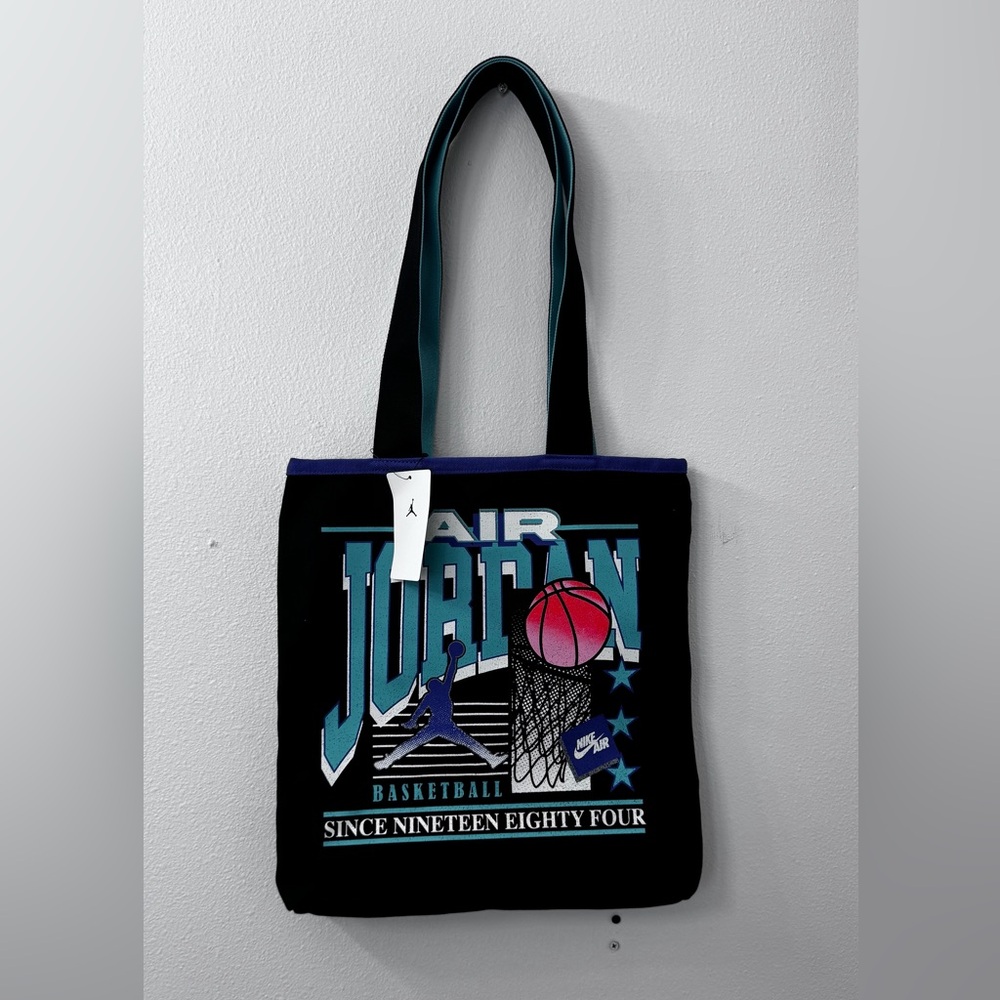 Jordan Black Tote Bag.